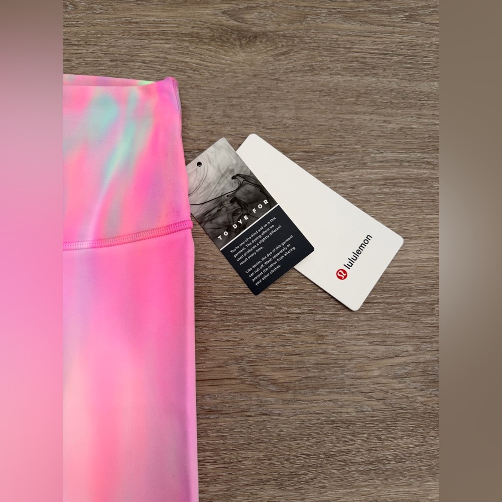 Lululemon Women’s Wunder Train High-Rise Tight 25" Psychedelic Wash Multi Size 4 - Picture 5 of 12